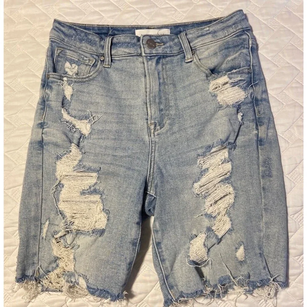RISEN shorts Risen jeans Bermuda shorts womens small Jorts modest